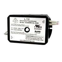 Outdoor LTF 300watt no load electronic AC/DC transformer for Halogen lighting 12VDC ELV dimmable